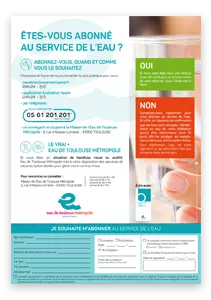 Etes-vous abonné au service de l'eau