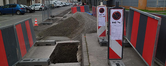 Chantier rue Roquemaurel