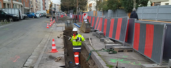 Chantier rue Roquemaurel