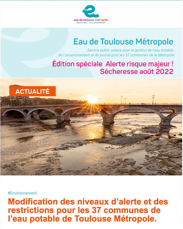 News 08-20222 - Cliquez ici pour lire la newsletter   ​