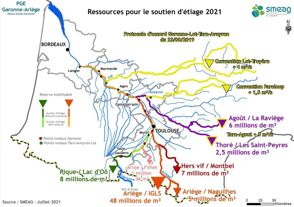 Carte etiage