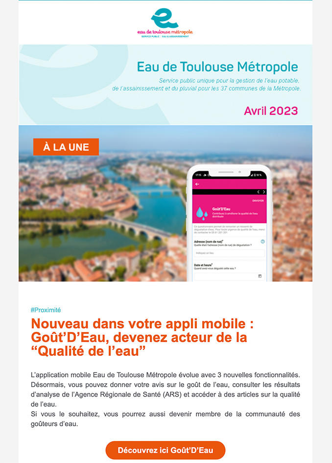 Newsletter avril 2023