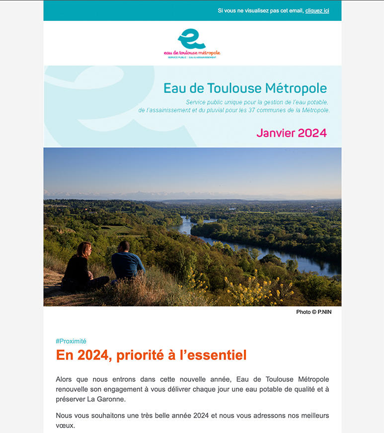 Newsletter de janvier 2024