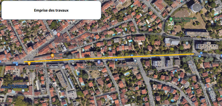 Chantier rue de Castres