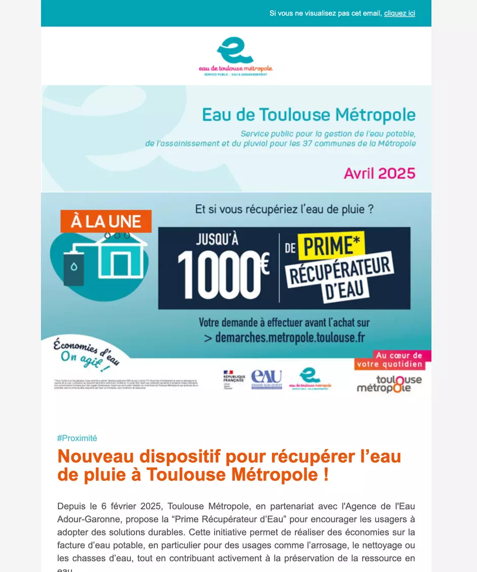Newsletter avril 2025