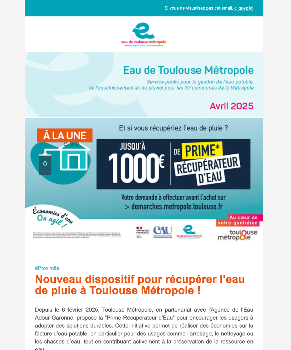 Newsletter avril 2025