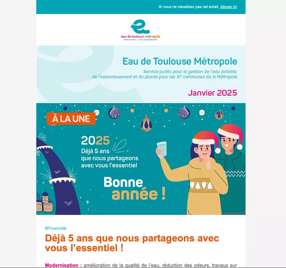 Newsletter de janvier 2025