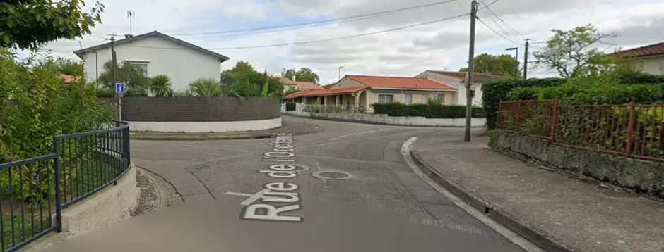 Rue de l’occitanie, carrefours avec les impasses du Levant et de l’Orient. (Source Google Maps)