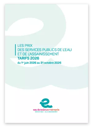 Grille tarifaire Eau Potable Juin 2026