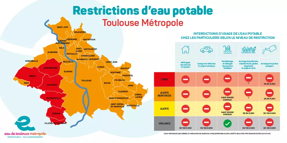 Carte restriction eau potable 15/10/26
